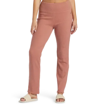 Roxy Zuma Knit Pants-Cedar Wood