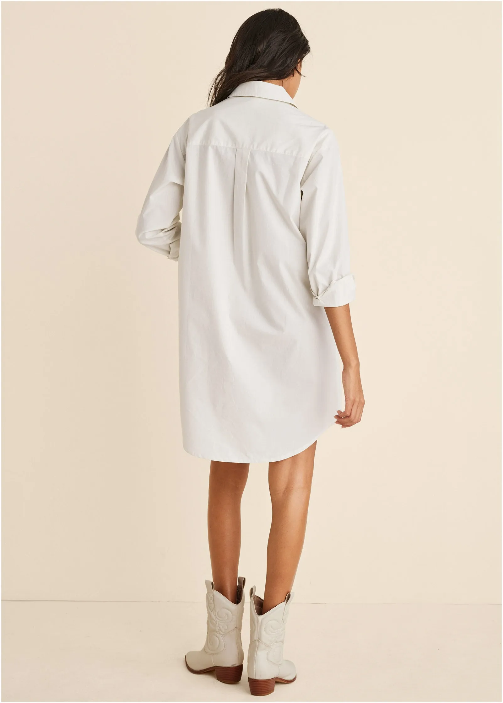 Shirt Dress - Off White