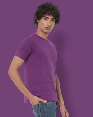 SHORT SLEEVE T SHIRT - Purple