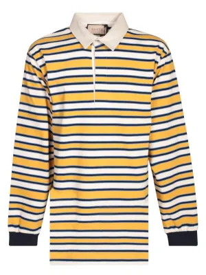 Striped multicolor polo shirt