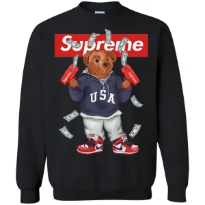 Supreme Bear Hot Trending T-shirt Crewneck Pullover Sweatshirt