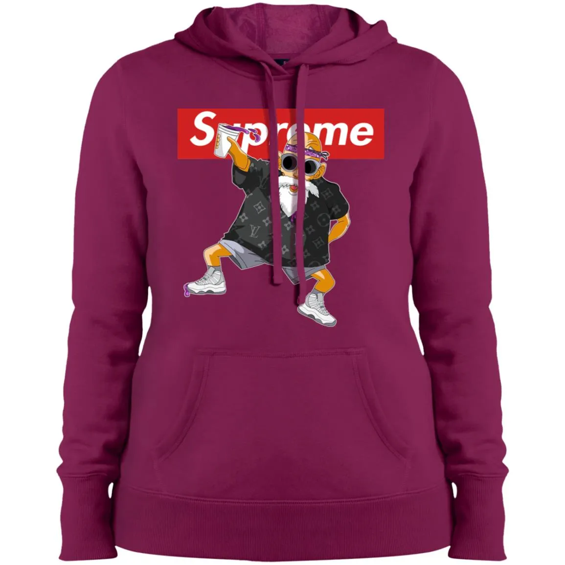 Supreme Kame Sennin Turtle Women Hooded Sweatshirt