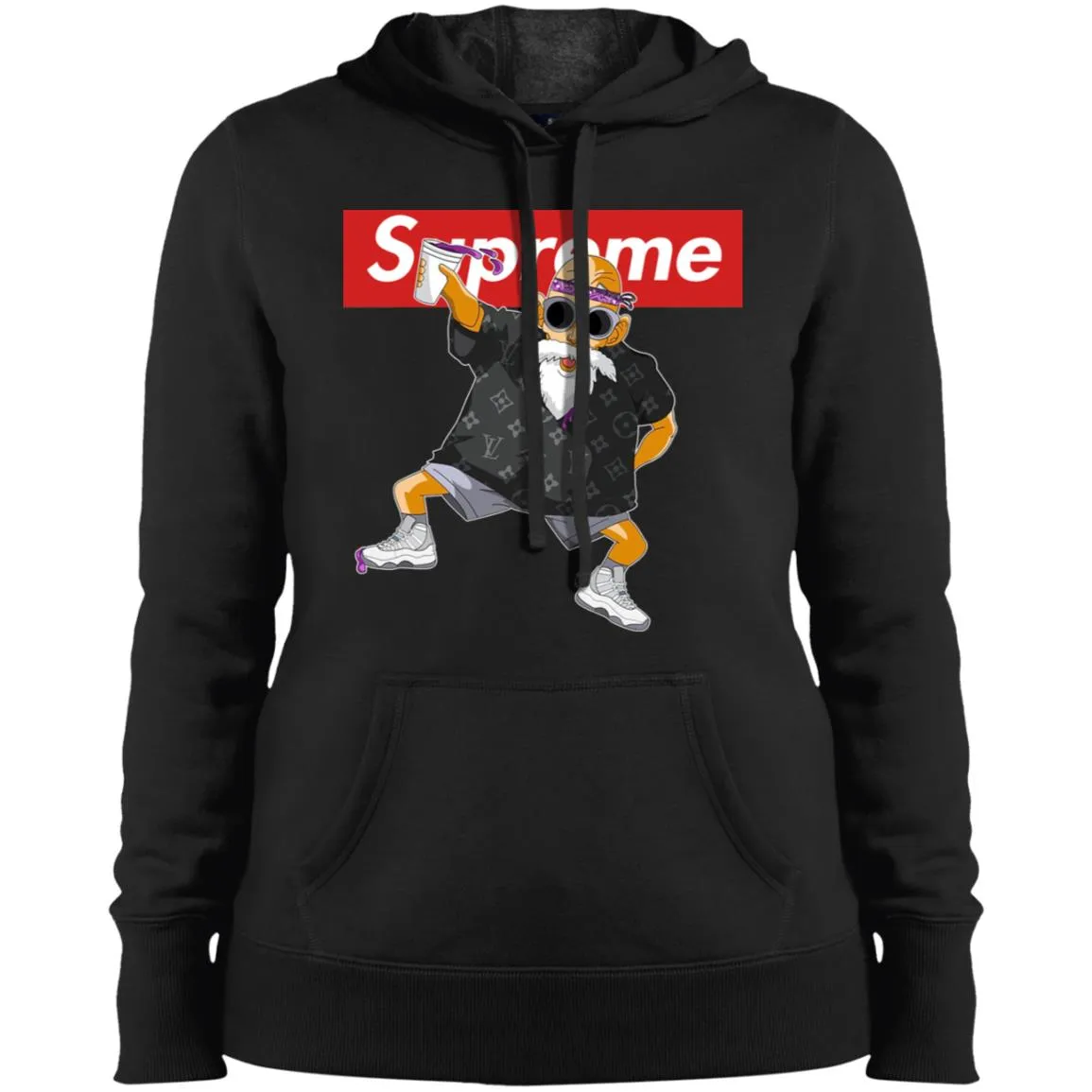 Supreme Kame Sennin Turtle Women Hooded Sweatshirt