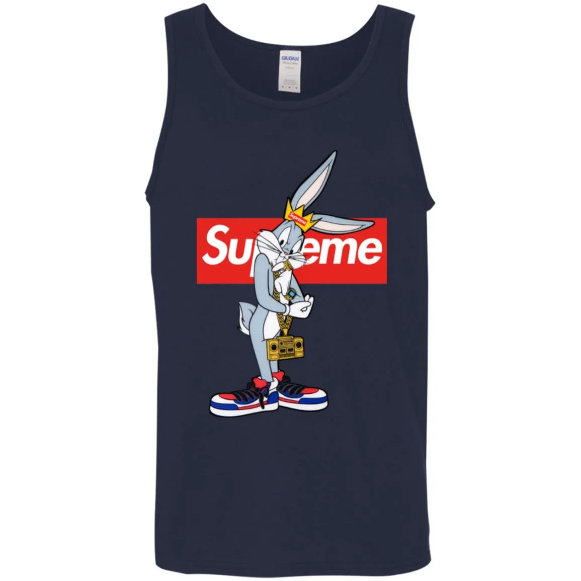 Supreme Rabbit Trending T-shirt Men Cotton Tank