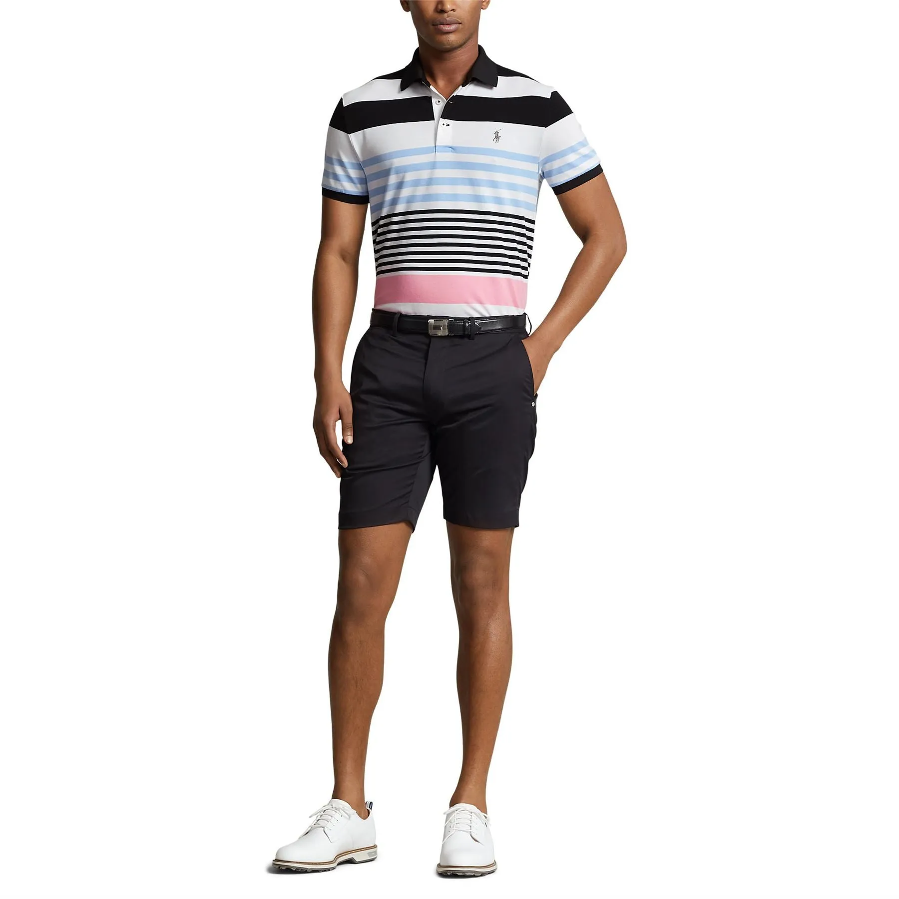 Tailored Fit Performance Polo Shirt Polo Black Multi - SS24