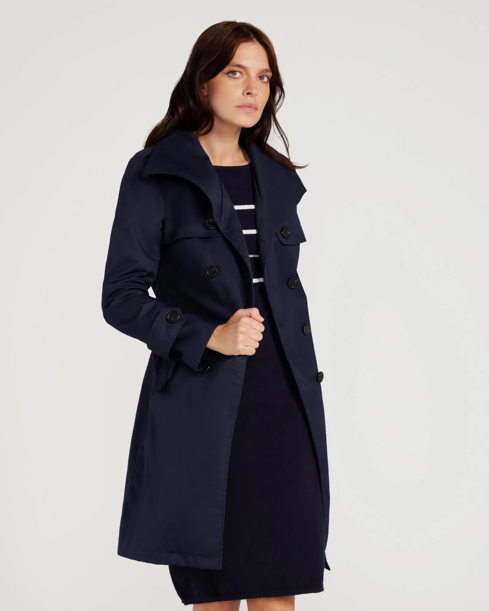 The Classic Trench- NAVY