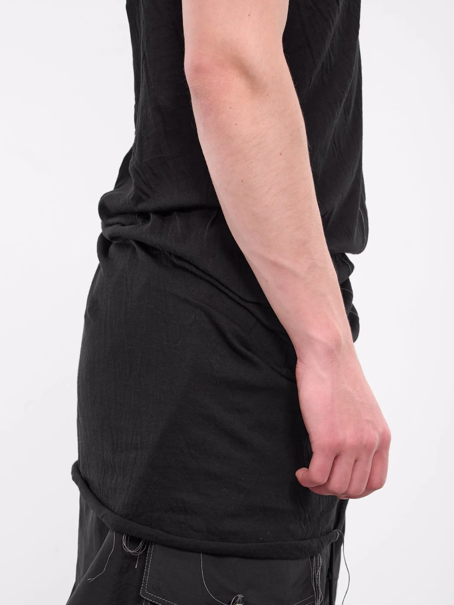 Torsion Jersey Tank Top (JJ1024-BLACK)