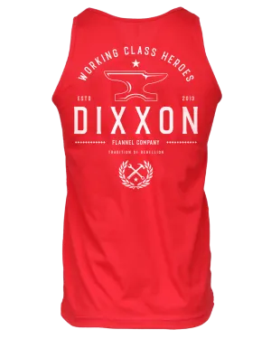 White Tradition Badge Tank - Red