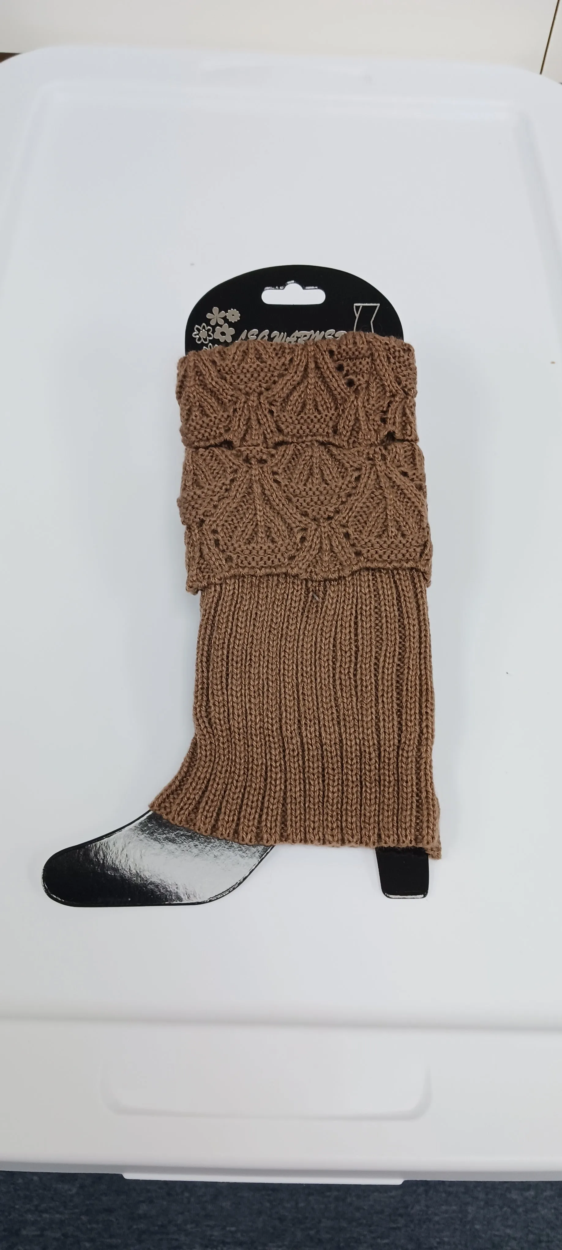 Women's  Knitted Fold Over Solid  Short Lee Warmers  Boot Socks Sweater  Boot Cuffs One Size